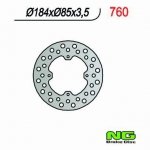 NG TARCZA HAMULCA TYŁ KAWASAKI, SUZUKI RM 80 NG760 
