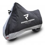 REBELHORN POKROWIEC NA MOTOC COVER II BLACK/SILVER 