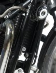 Osłona Chłodnicy Oleju RG Racing Triumph Bonneville 08-, Thruxton 08-, Scrambler Black 