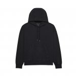 FOX BLUZA Z KAPTUREM WORDMARK OVER FLEECE PO BLACK 