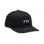 FOX CZAPKA Z DASZKIEM WORDMARK ADJUSTABLE BLACK 