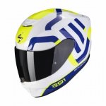 SCORPION KASK INTEGRALNY EXO-391 AROK WH-BL-NE YEL 