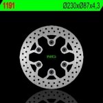 NG1191 TARCZA HAMULCOWA HYOSUNG GT 125/250/650 (230X87X4,2) (6X10,5MM) 