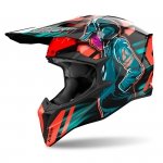 AIROH KASK OFF-ROAD WRAAAP CYBER ORANGE GLOSS 