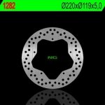 NG1282 TARCZA HAMULCOWA BMW S 1000 R/RR '09-'15 (220X119X5) (5X6,6MM) 