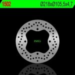 NG1502 TARCZA HAMULCOWA POLARIS SPORTSMAN 400/450/500/570/700/<br />800, RANGER 400/500/570/700/800/<br />900 (218X105,5X4,7) (4X10,5MM) 