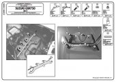 KAPPA 3100KIT ADAPTER DO ZAMONTOWANIA STELAŻA BOCZNEGO SUZUKI GSR 750 