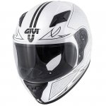GIVI KASK INTEGRALNY J.04 DZIECĘCY BIAŁY Z GRAFIKĄ 