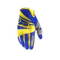 Rękawice AXO SX niebiesko-żółte