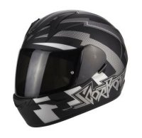 SCORPION KASK EXO-390 PATRIOT MAT BK-SILVER SCORPION KASK EXO-390 PATRIOT MAT BK-SILVER