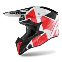 AIROH KASK OFF-ROAD WRAAP RAZE RED GLOSS