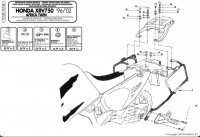 Kappa KL148 Stelaż boczny Honda Africa Twin 750 (96 > 0