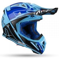 KASK OFF- ROAD AIROH AVIATOR 2.2 CHECK BLUE GLOSS KASK OFF- ROAD AIROH AVIATOR 2.2 CHECK BLUE GLOSS