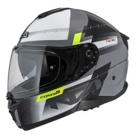 Kask Motocyklowy Nzi Combi 3 Duo Metric Nardo Grey White Matt