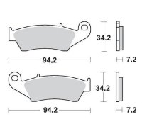 KLOCKI HAMULCOWE KH185 / KH389 NITRO RACING METALICZNE: 22 HONDA: CR 125-250-500, CRF 450, XR 400-600-650R, K MOTO-MASTER M09342 KLOCKI HAMULCOWE KH185 / KH389 NITRO RACING METALICZNE: 22 HONDA: CR 125-250-500, CRF 450, XR 400-600-650R, K MOTO-MASTER M09342
