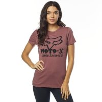 FOX T-SHIRT LADY DRIPS ROSE FOX T-SHIRT LADY DRIPS ROSE