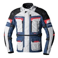 RST KURTKA TEKSTYLNA ADVENTURE-X SILVER/DA BLU/RED