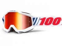 100 PROCENT GOGLE ACCURI AF066 BIAŁY/CZERWONY/NIE 100 PROCENT GOGLE ACCURI AF066 BIAŁY/CZERWONY/NIE