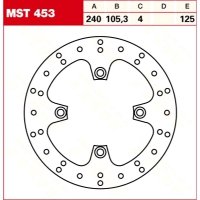 TRW Tarcza hamulcowa TRW MST453 HONDA FES 125 Pant TRW Tarcza hamulcowa TRW MST453 HONDA FES 125 Pant