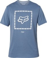 FOX T-SHIRT MISSING LINK TECH BLUE STEEL FOX T-SHIRT MISSING LINK TECH BLUE STEEL