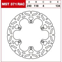 TRW Tarcza hamulcowa MST371RAC SUZUKI RM 125 RM250 TRW Tarcza hamulcowa MST371RAC SUZUKI RM 125 RM250