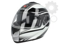 Kask Ispido HYBRID grafic czarny z blendą Kask Ispido HYBRID grafic czarny z blendą