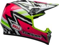 BELL KASK OFF-ROAD MX-9 MIPS TAGGER ASY PINK/GREEN BELL KASK OFF-ROAD MX-9 MIPS TAGGER ASY PINK/GREEN