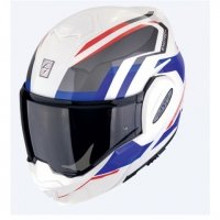 SCORPION KASK SZCZĘKOWY EXO-TECH FURIO WHITE-RE-BL
