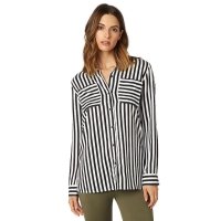 KOSZULA FOX LADY JAIL BREAK WOVEN BLACK/WHITE KOSZULA FOX LADY JAIL BREAK WOVEN BLACK/WHITE