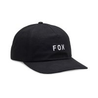 FOX CZAPKA Z DASZKIEM WORDMARK ADJUSTABLE BLACK