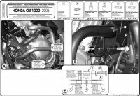 Givi TN452 GMOLE Honda CBF1000  (06-09)