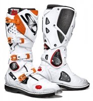 Buty Enduro Cross SIDI CROSSFIRE 2 Biało-Pomarańczowe Buty Enduro Cross SIDI CROSSFIRE 2 Biało-Pomarańczowe