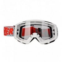 LAZER Gogle Track White - white - red / Clear LAZER Gogle Track White - white - red / Clear