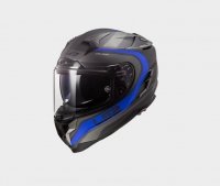 KASK LS2 FF327 CHALLENGER FUSION TITAN/BLUE KASK LS2 FF327 CHALLENGER FUSION TITAN/BLUE