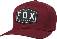 FOX CZAPKA Z DASZKIEM CREST FLEXFIT CRANBERRY FOX CZAPKA Z DASZKIEM CREST FLEXFIT CRANBERRY