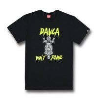 DAVCA T-shirt codzienny black Don't panic
