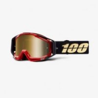 100 PROCENT GOGLE RACECRAFT HOT ROD CZER/CZAR/ZŁOT 100 PROCENT GOGLE RACECRAFT HOT ROD CZER/CZAR/ZŁOT