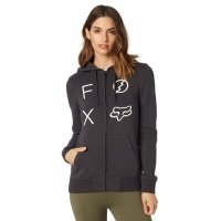 FOX BLUZA LADY Z KAPT ZAMEK STAGED BLACK VINTAGE FOX BLUZA LADY Z KAPT ZAMEK STAGED BLACK VINTAGE