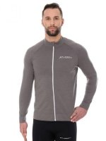 Brubeck Bluza męska ACTIVE WOOL szary Brubeck Bluza męska ACTIVE WOOL szary