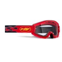 FMF GOGLE JUNIOR POWERCORE FLAME RED SZYBA CLEAR