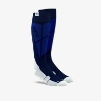 100 PROCENT SKARPETY CROSS HI SIDE SOCKS NAVY/GREY 100 PROCENT SKARPETY CROSS HI SIDE SOCKS NAVY/GREY