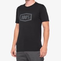 100 PROCENT KOSZULKA ESSENTIAL TECH BLACK/GREY 100 PROCENT KOSZULKA ESSENTIAL TECH BLACK/GREY
