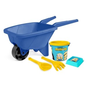 Minionki taczka z kompletem do piasku Wader 82281