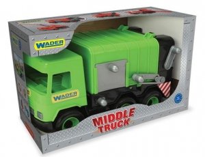 Middle Truck śmieciarka w kartonie Wader 32103