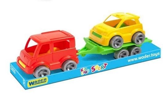  Kid Cars Sport autko z przyczepą Wader 52610