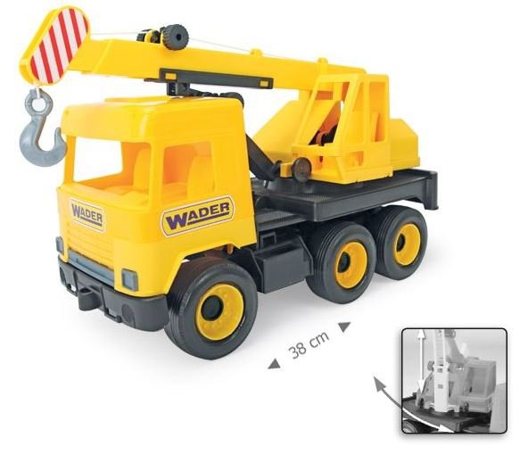  Middle Truck dźwig yellow w kartonie Wader 32122