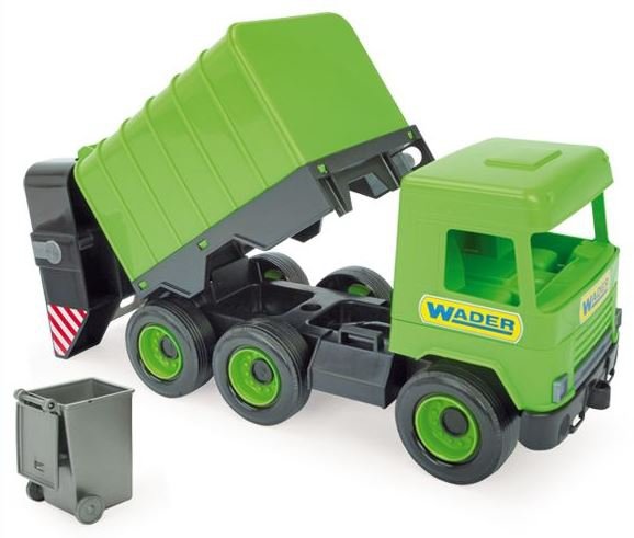 Middle Truck śmieciarka green w kartonie Wader 32103