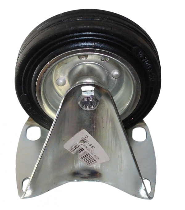 KOŁO METAL GUMA FI 100 MM STAŁE (13)