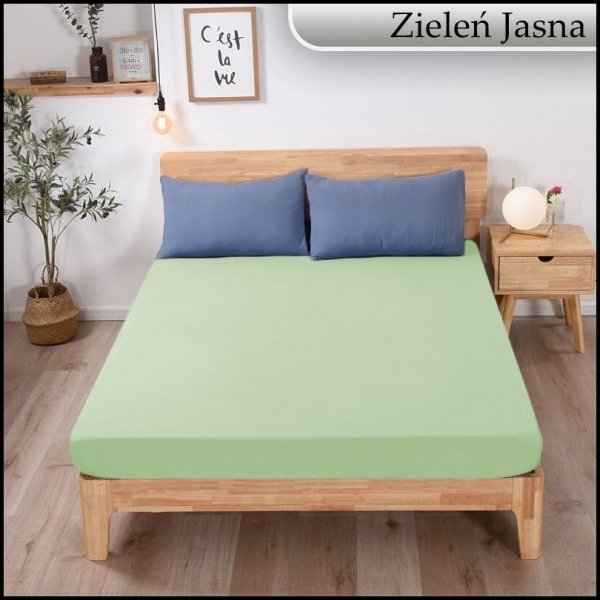 PRZEŚCIERADŁO JERSEY Z GUMKĄ 90x160 cm KWADRAT