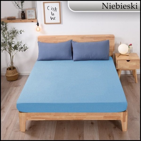 PRZEŚCIERADŁO FROTTE Z GUMKĄ 160x200 cm KWADRAT
